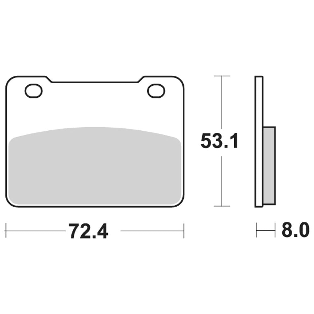 Scooter Brake Pads | Organic Standard | Front - Ecer90