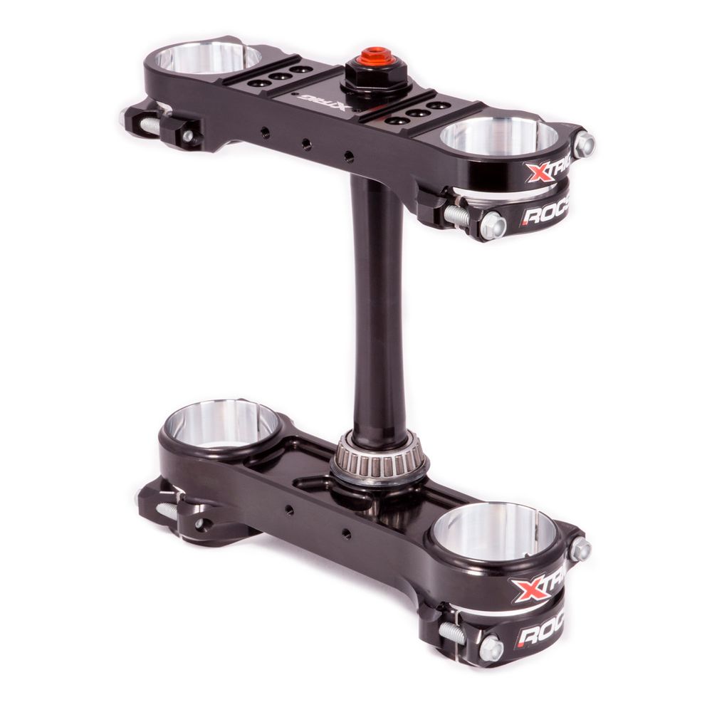 Triple Clamp Xtrig Rocs M12 Upper-lower Ktm Sx Sxf 125/250/350/450 Husqvarna Offset Black - Grafite Offroad