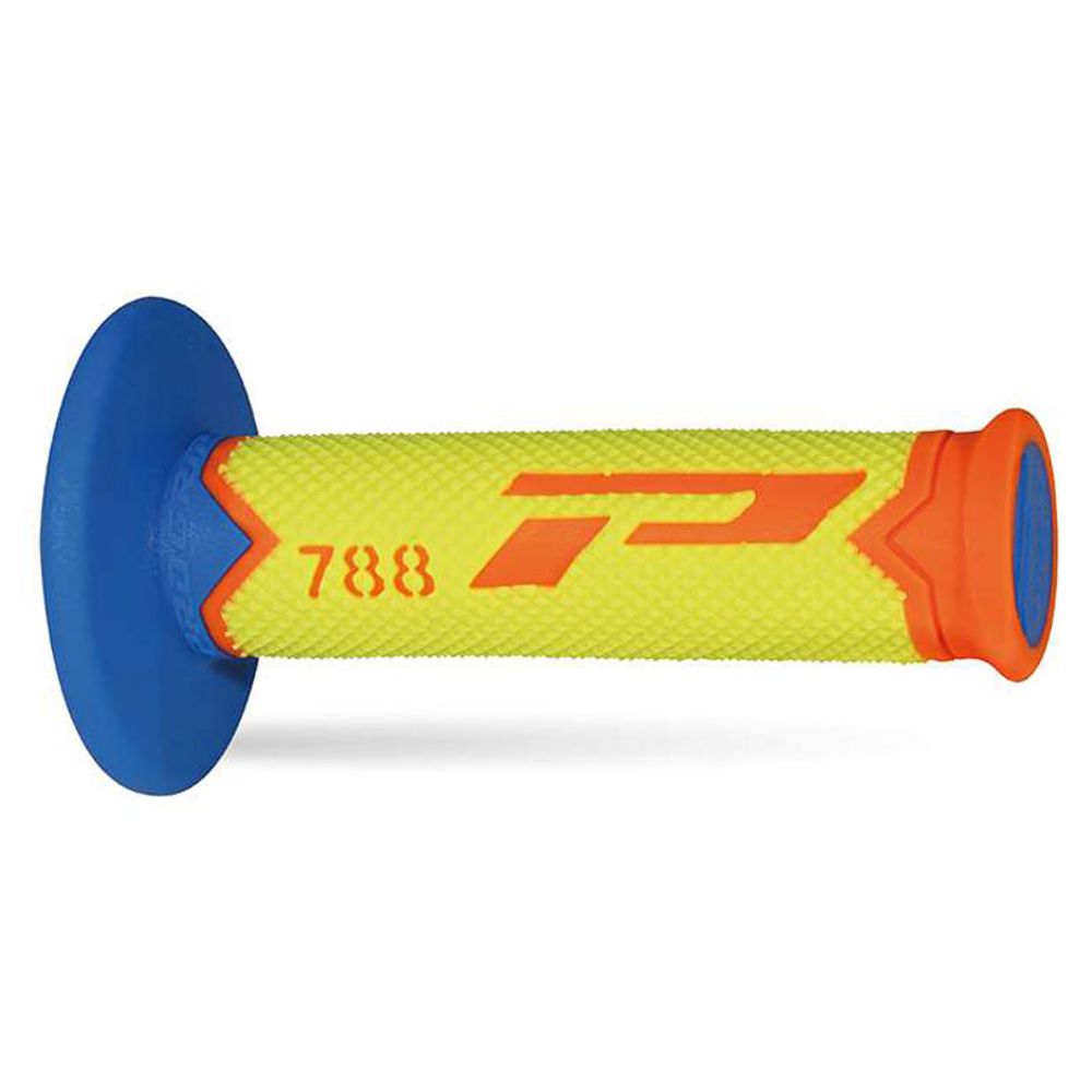 Grips Progrip 788 Mm 22/25 - Triple Density - Fluo Orange/fluo Yellow/light Blue