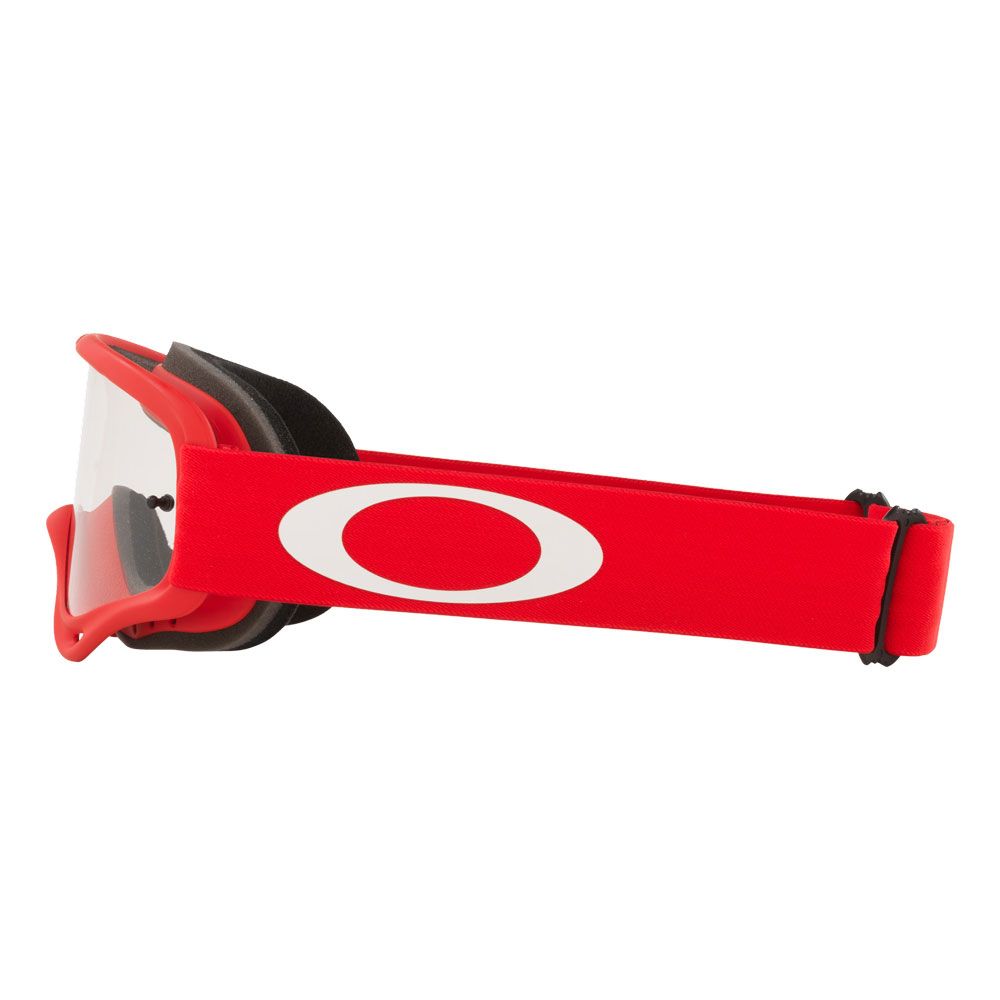 Maschera O-Frame XS MX (Bambino), Rosso, Lente Trasparente