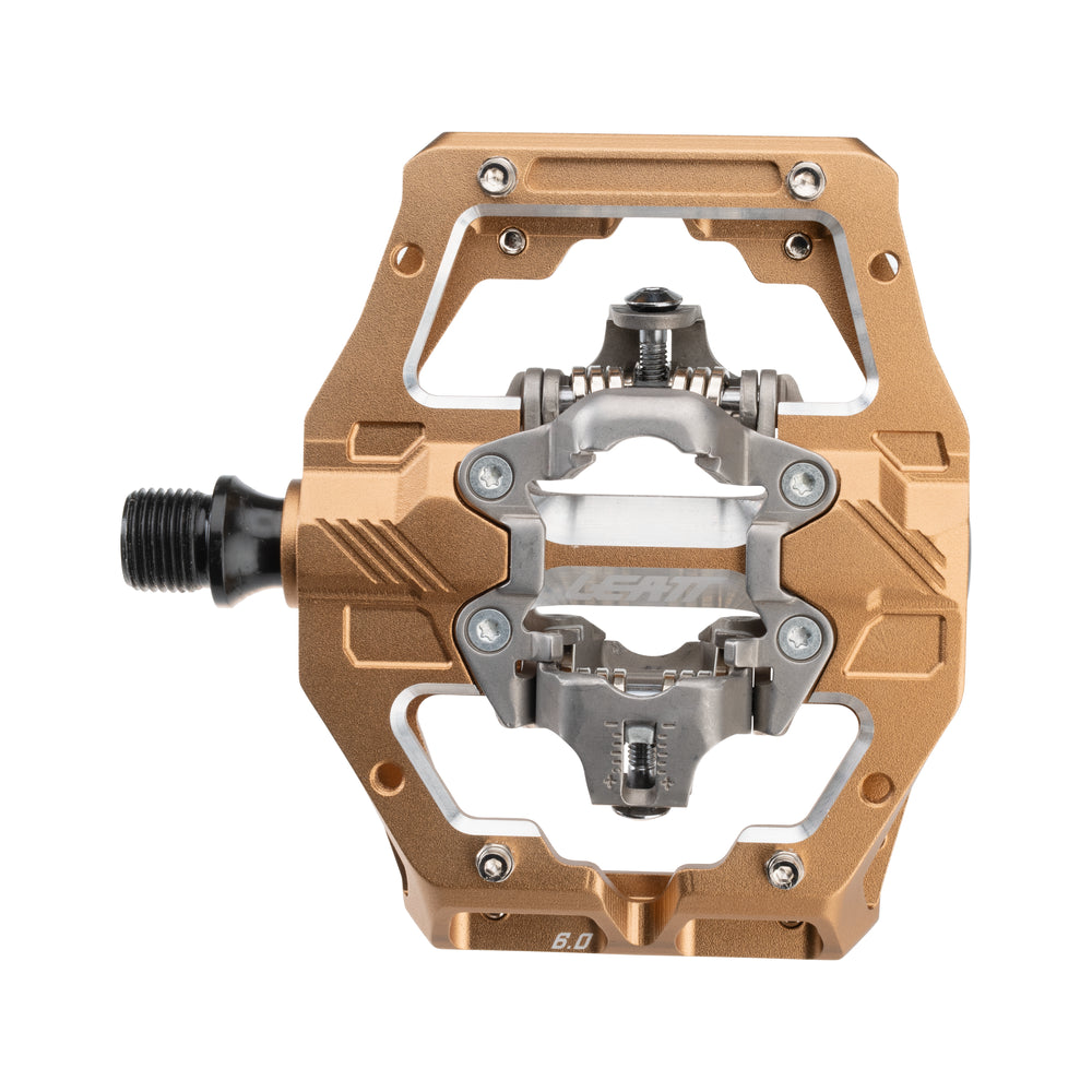 Gravity 6.0 Clip-in Pedals | Bronze | 110x88mm - Grafite Offroad