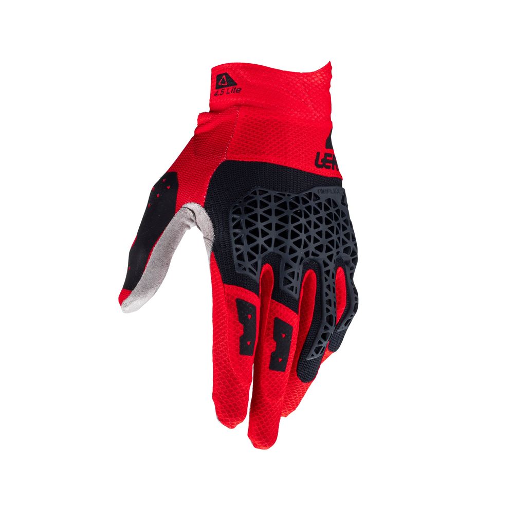 4.5 Lite Motocross Gloves with AirFlex gel protection Leatt - Grafite Offroad