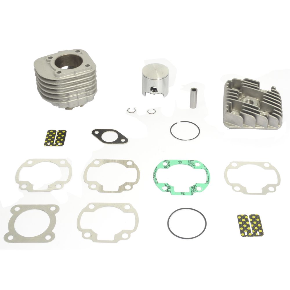 Big Bore Cylinder Kit With Head Long Stroke Ø 47,6 mm, 80 cc, Pin Ø 12 mm - Grafite Offroad