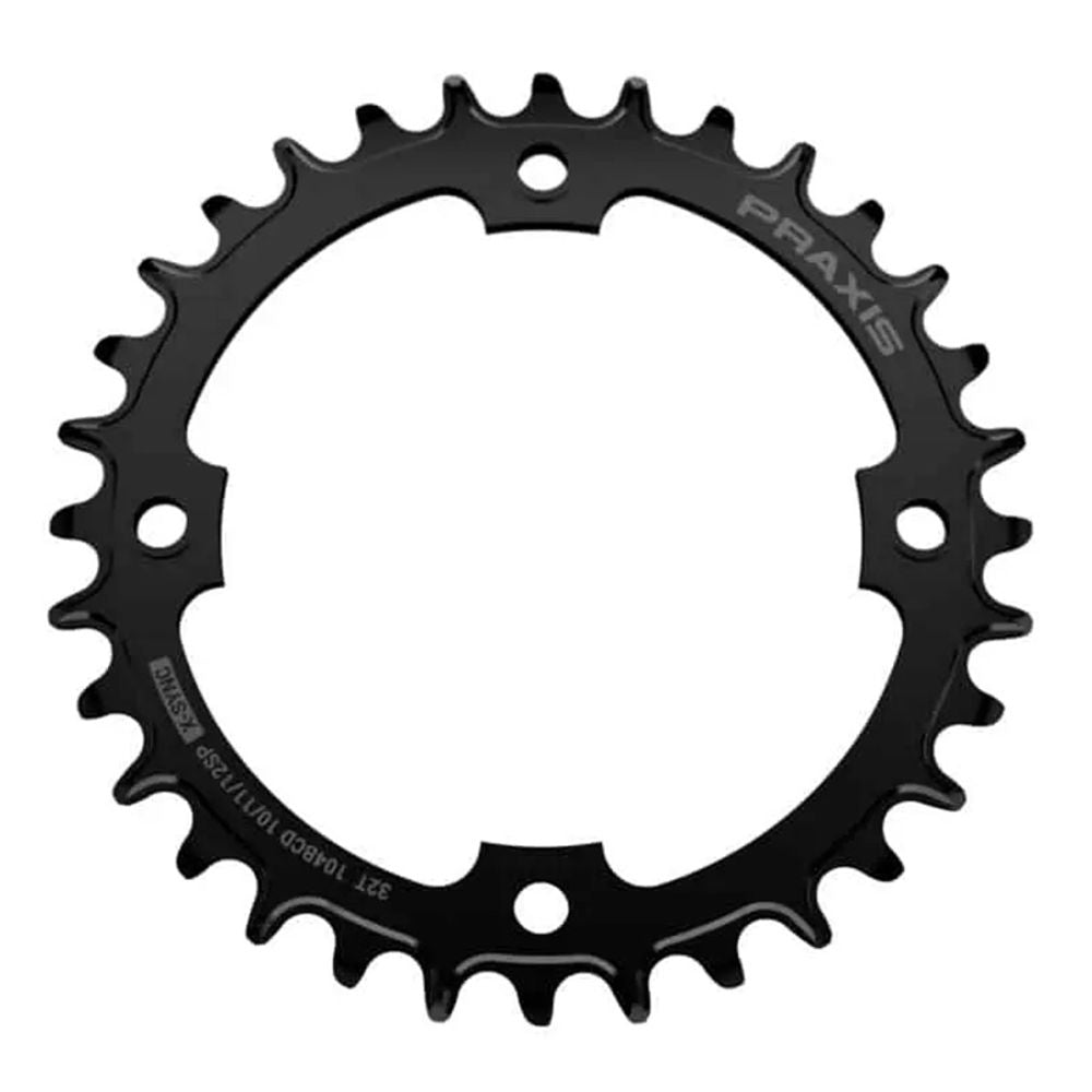 Mtb E-ring - Narrow Wide - 32t - 4x 104bcd - M8 Threaded - Steel - 1x 10/11/12sp - Grafite Offroad