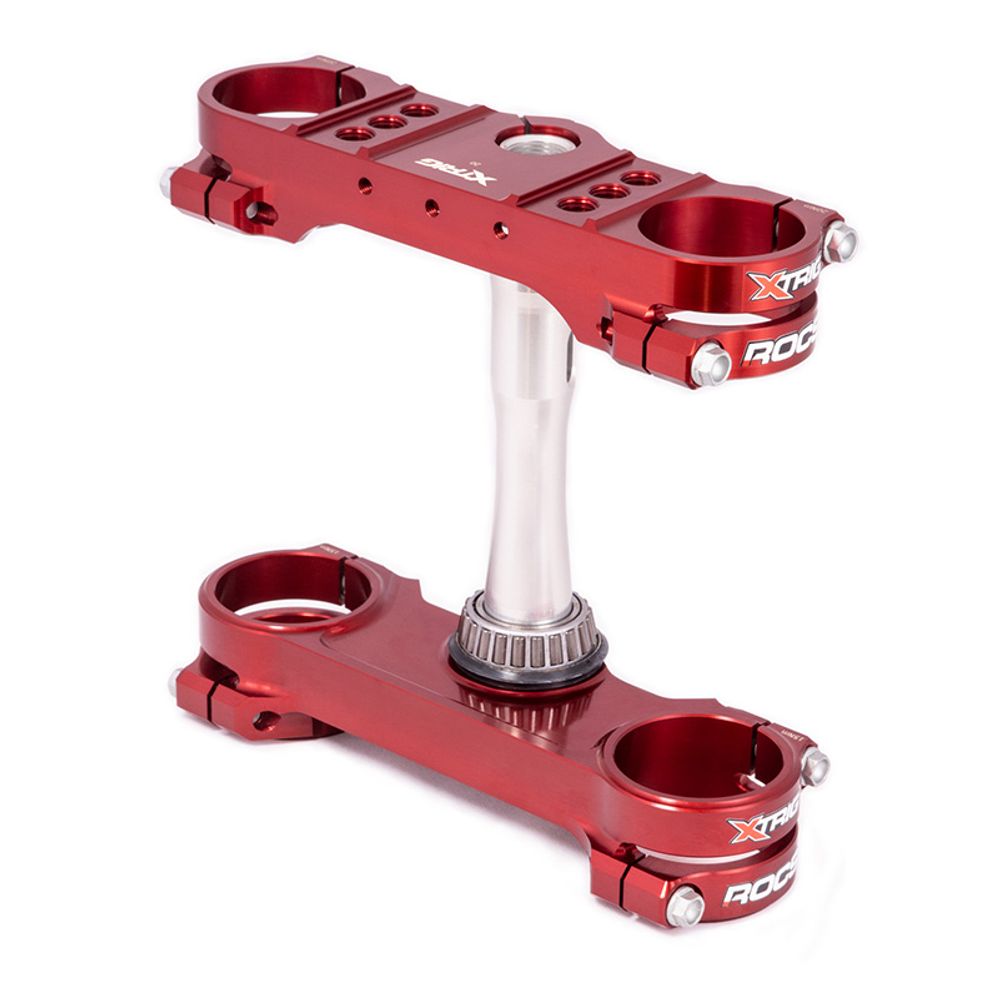 Triple Clamp Rocs-tech Off-set Fisso 22 Mm Ktm Sx65 Orange - Grafite Offroad