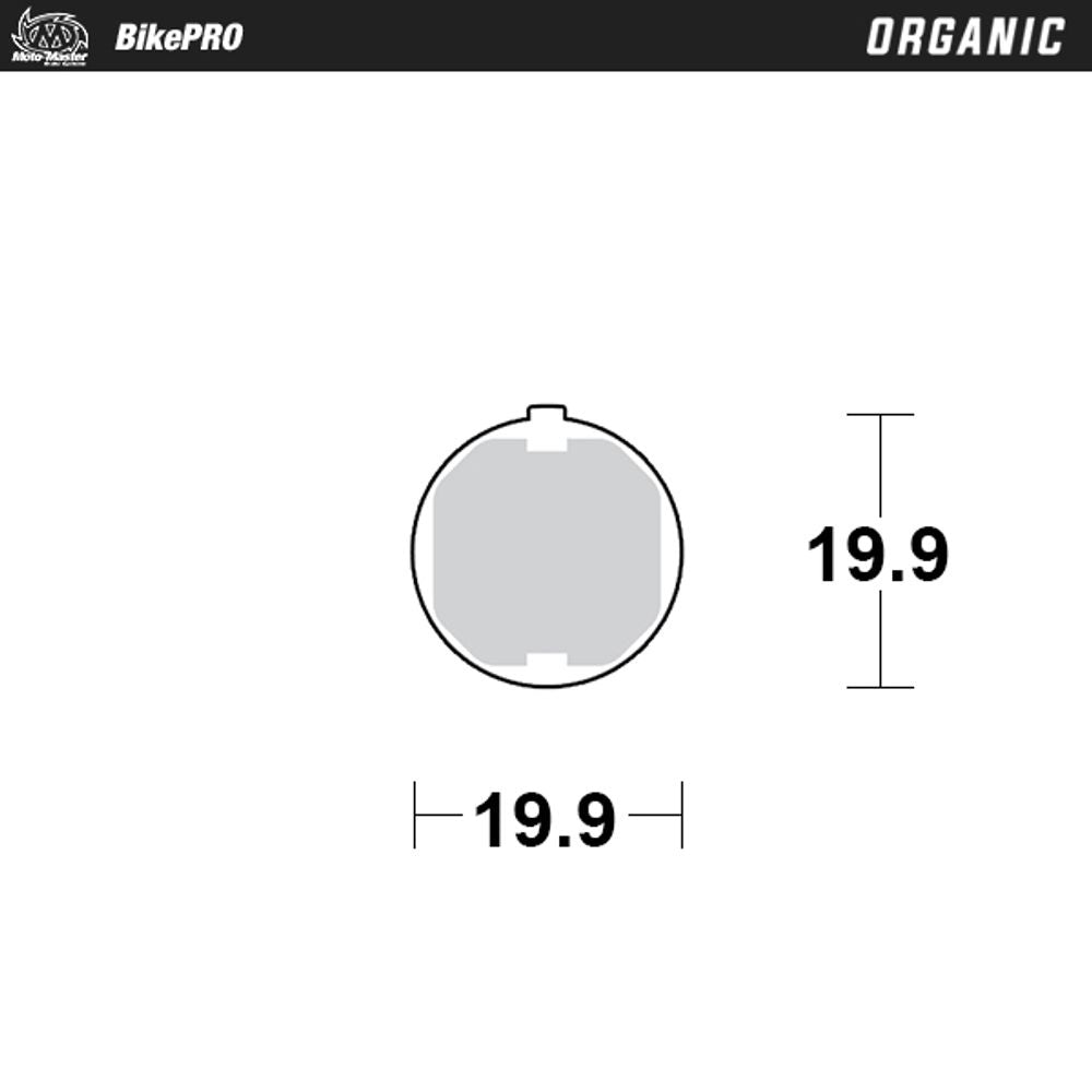 Brake Pad Bicycle Organic - Formula Activa, Md1 - Grafite Offroad
