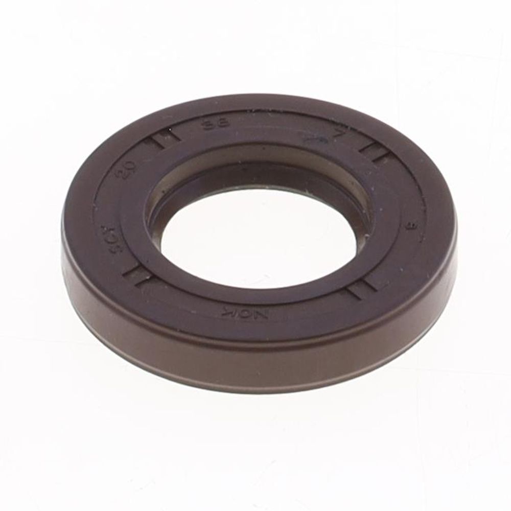 Oil Seal with Rubber Exterior 20x38x7 mm in FKM with one Seal-lip and Spring - Grafite Offroad