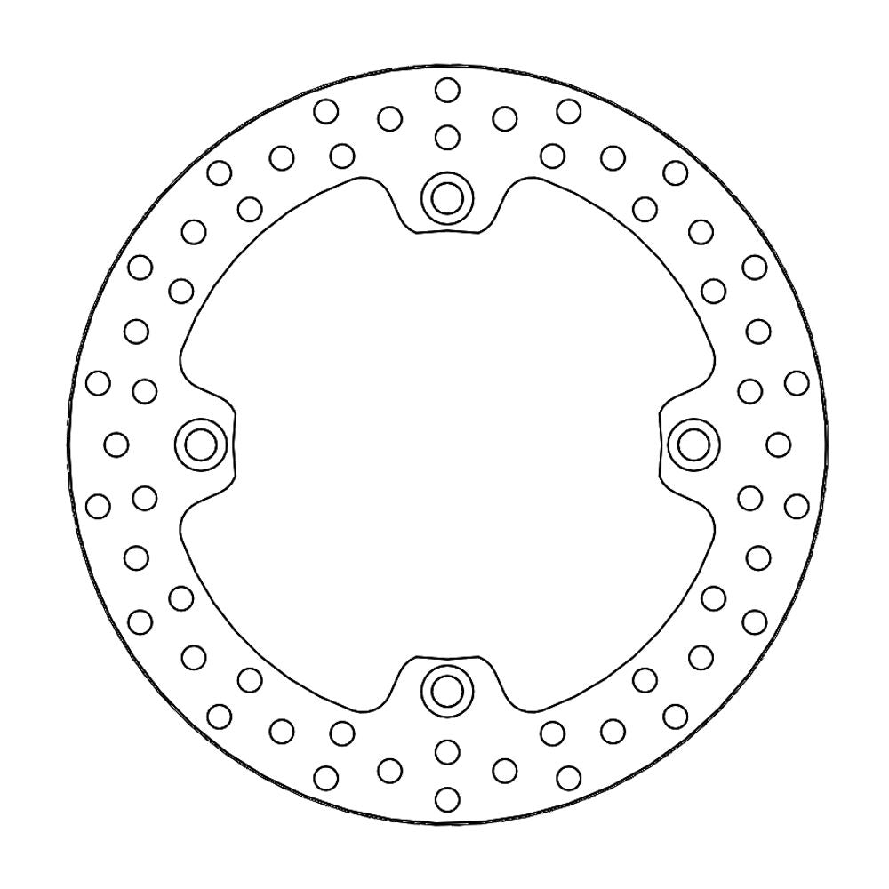 Brake Disc Road Halo - Front - Honda: Nx 650 Dominator, Xlv 650/700 Transalp - Grafite Offroad