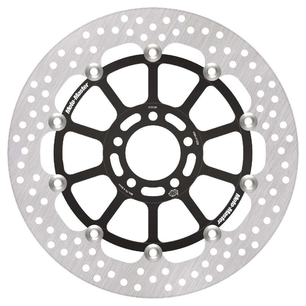 Brake Disc Road Halo - Floating - Front - Kawasaki: Zxr 750, Zzr 1100-1200 - Grafite Offroad