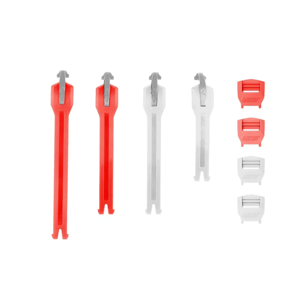 Cinturino Ricambio Per Stivali 5.5 | Grigio 3 + Rosso 1-PZ | Leatt