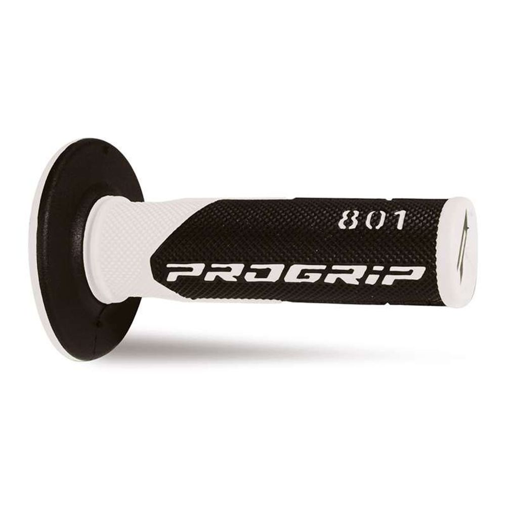 Puños Progrip 801 mm 22/25 - Doble Densidad - Blanco/negro