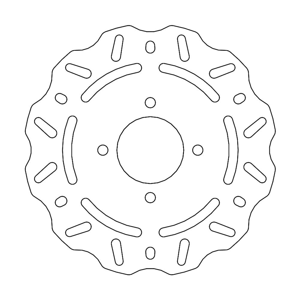 Brake Disc Off-road Nitro - Rear Trial - Left Beta - Grafite Offroad