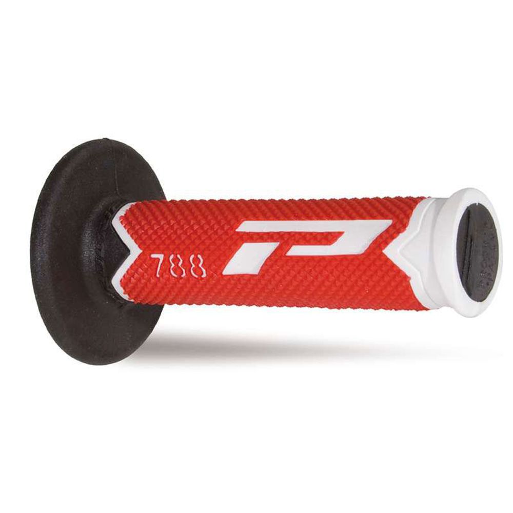 Grips Progrip 788 Mm 22/25 - Triple Density - White/red/black