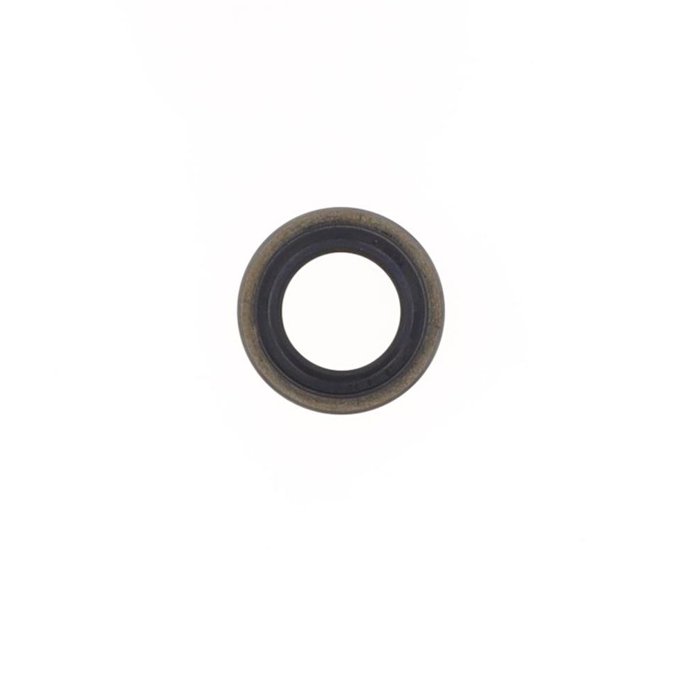 Oil Seal with Metal Exterior 18x30x7/7,8 mm in NBR with one Seal-lip, one Dust Lip and Spring - Grafite Offroad