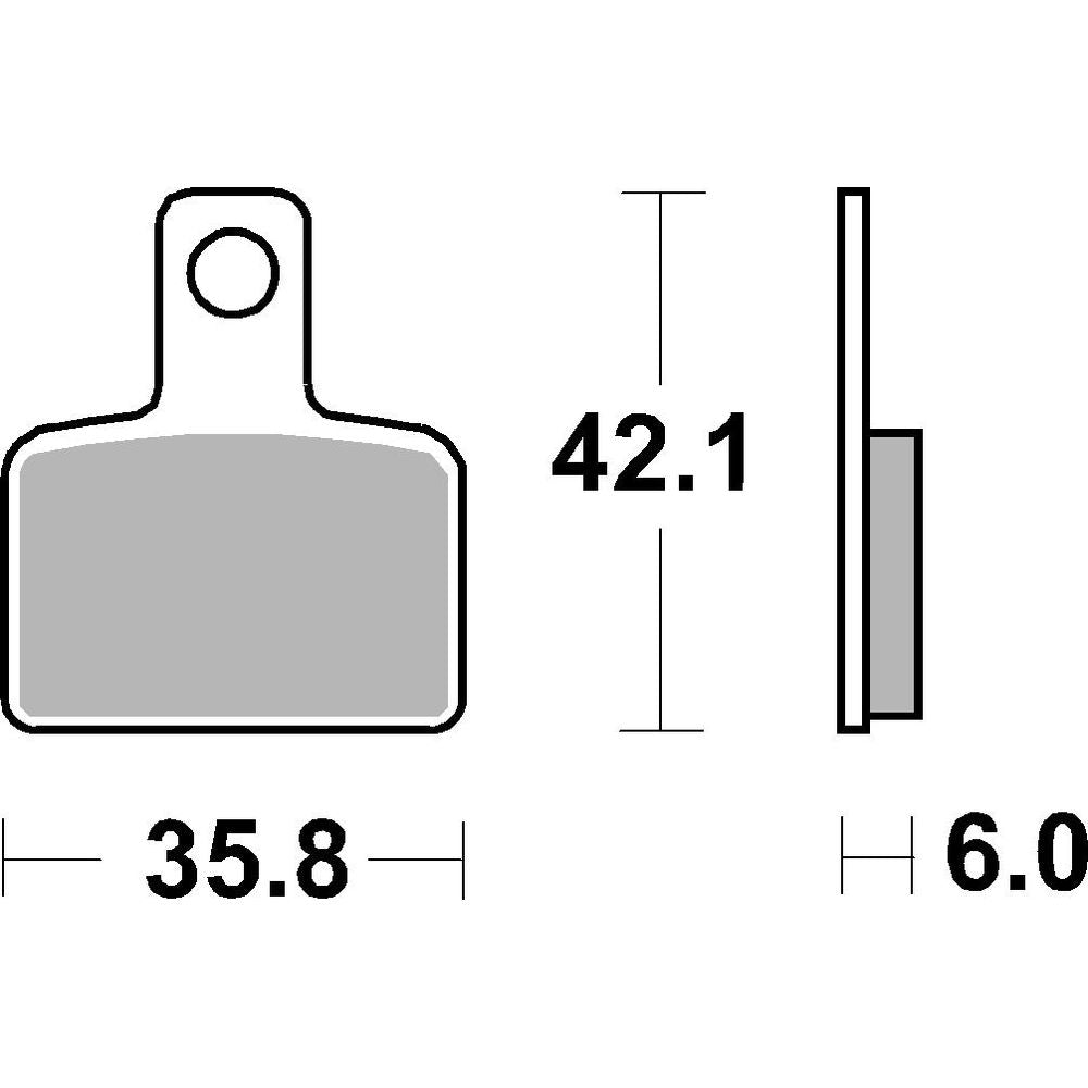 Offroad Brake Pads | Organic Standard | Rear - Ecer90