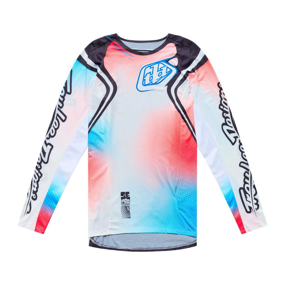 T-shirt SE Pro - Wander - White / Blue / Red - XL Troy Lee Designs - Grafite Offroad