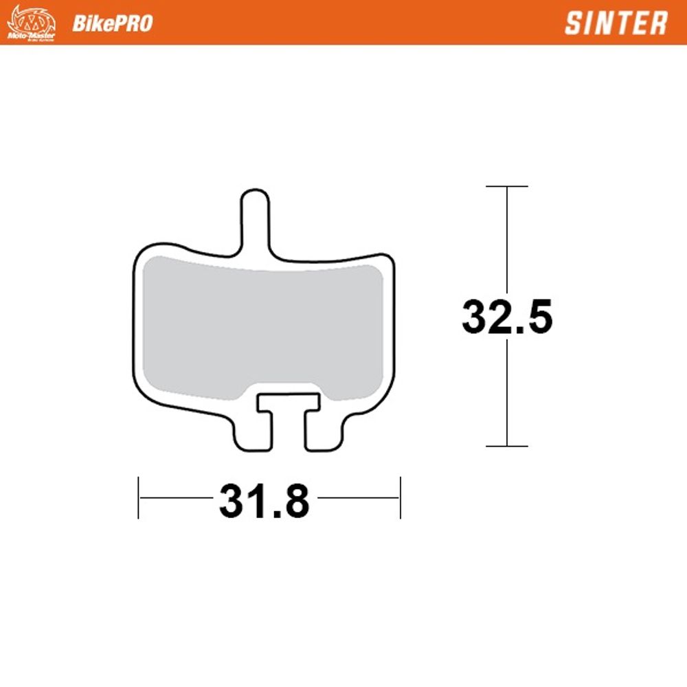 Brake Pads Bicycle Sinter: Hayes - Grafite Offroad
