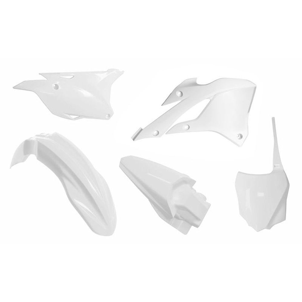 Plastic Kit 5 Pcs Kawasaki Kx85 22-.. Bianco - Grafite Offroad