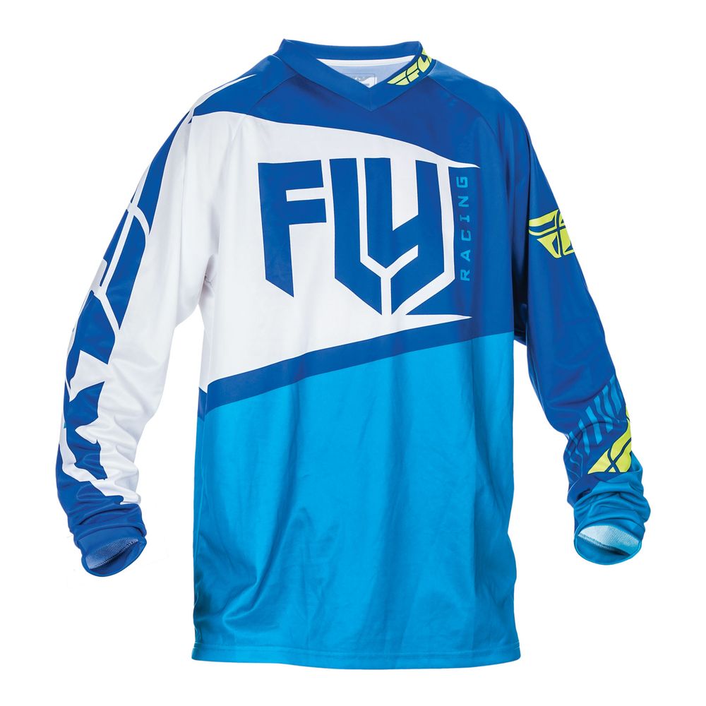 Fly F-16 Jersey Blu/hi-vis Md - Grafite Offroad