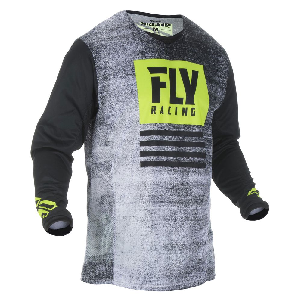 Cross Kinetic Noiz Jersey Black/Fluo Tg.S - Grafite Offroad