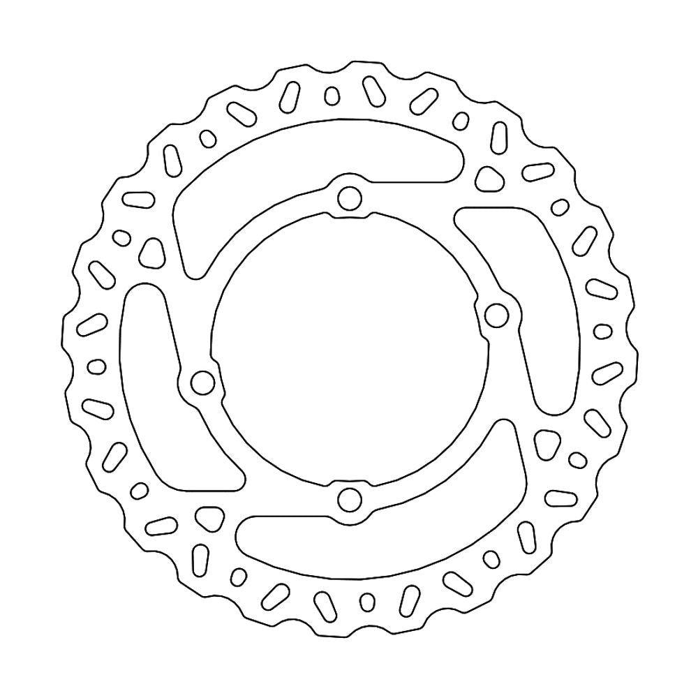 Brake Disc Off-road Nitro - Front/rear - Ktm: 50sx, Husqvarna: Tc50 - Grafite Offroad