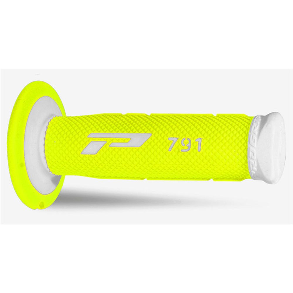 Grips Progrip 788 Mm 22/25 - Double Density - White/fluo Yellow