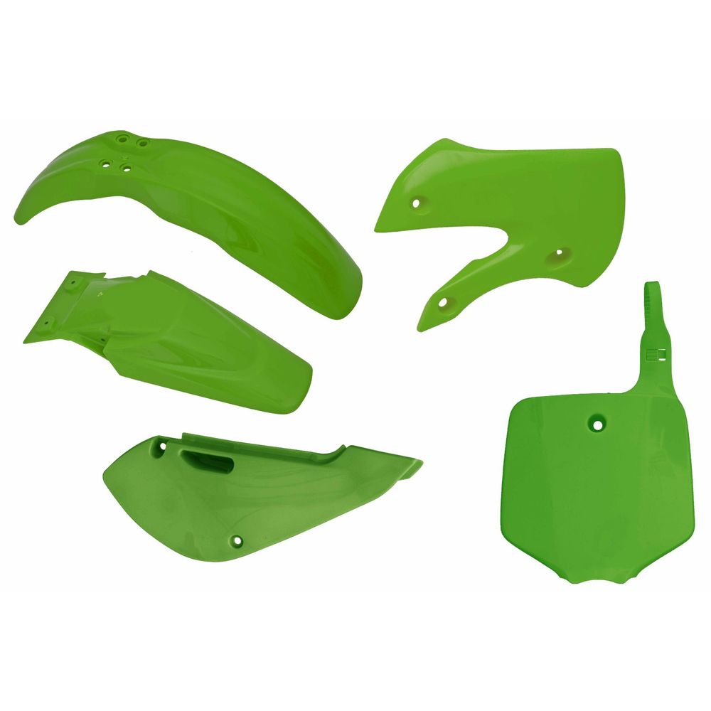 Plastics Kit 5 Pcs Green Replica Kawasaki - Grafite Offroad