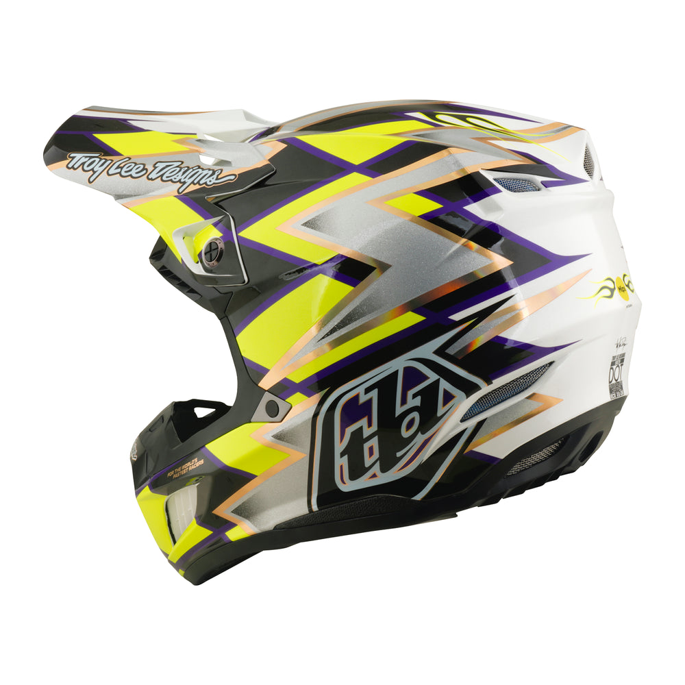 Helmet SE5 Composite - Flush - White / Black - L Troy Lee Designs - Grafite Offroad