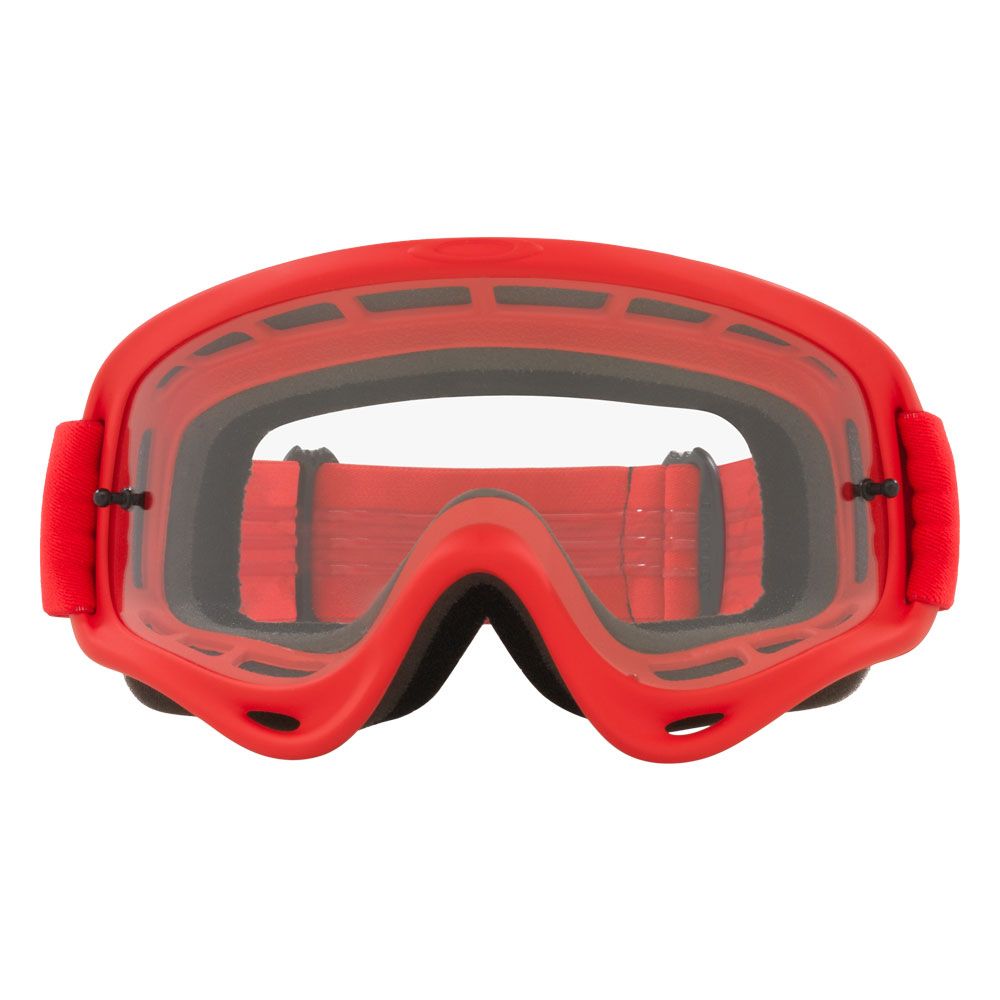 Maschera O-Frame XS MX (Bambino), Rosso, Lente Trasparente
