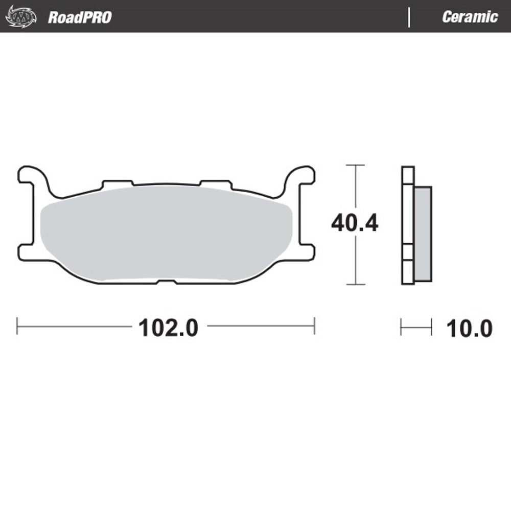 Brake Pads Roadpro Ceramic - Front - Grafite Offroad