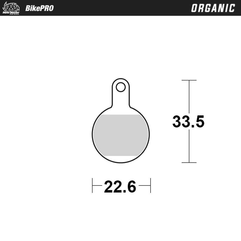 Brake Pad Bicycle Organic - Tektro Iox - Grafite Offroad