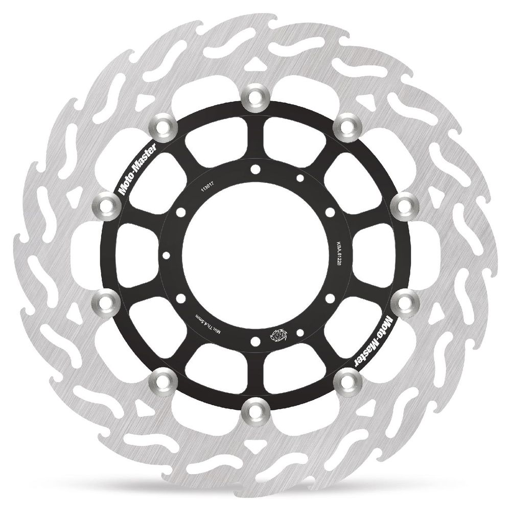 Brake Disc Road Flame - Floating - Front Left - Honda: Cbr 600-1000 Rr - Grafite Offroad