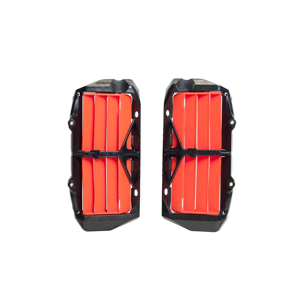 Oversize Reinforced Radiator Louvers Sx-dx K Orange Replica Ktm - Grafite Offroad
