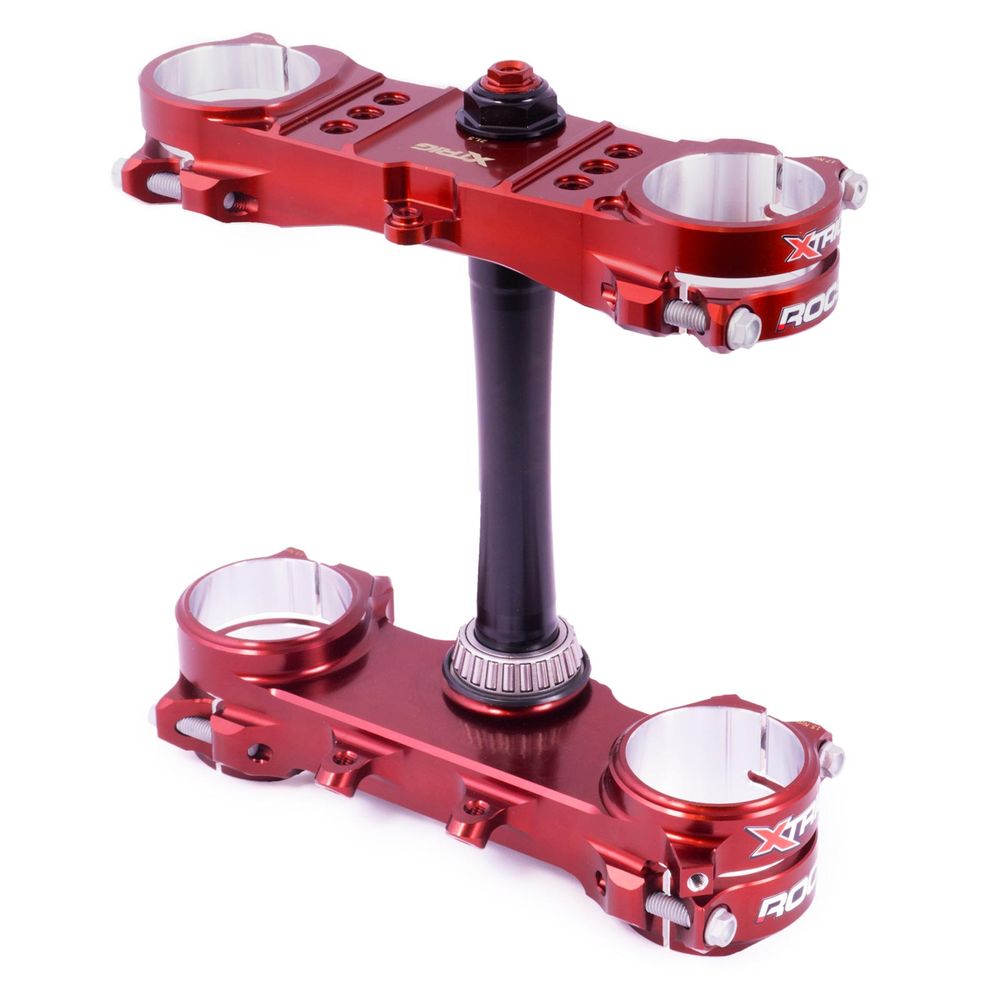 Triple Clamp Xtrig Rocs M12 Upper-lower Suzuki Rm-z 450 Offset 18.5-21.5 - Grafite Offroad