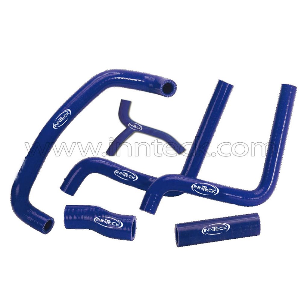 Blue Silycon Radiator Hoses Kit Yamaha Yz250f - Grafite Offroad