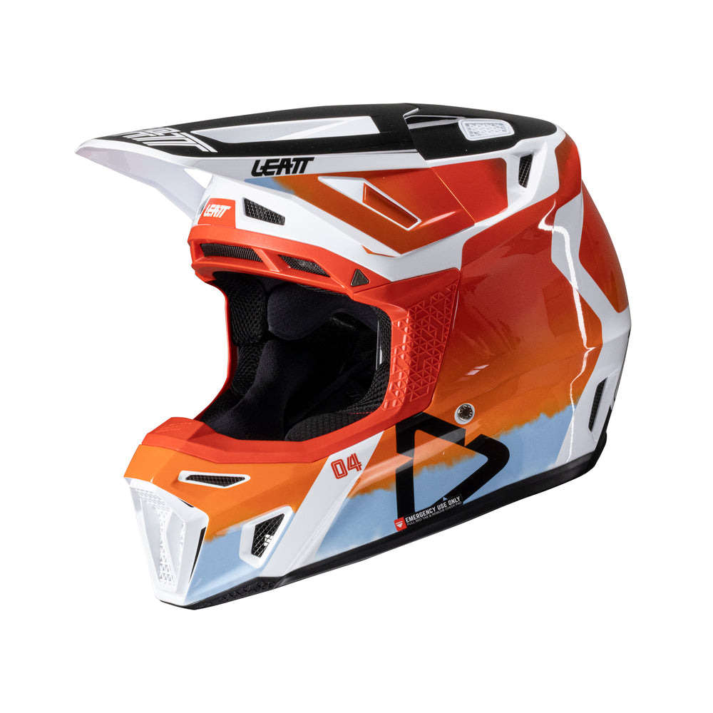 8.5 Composite motocross helmet with goggle included - Grafite Offroad