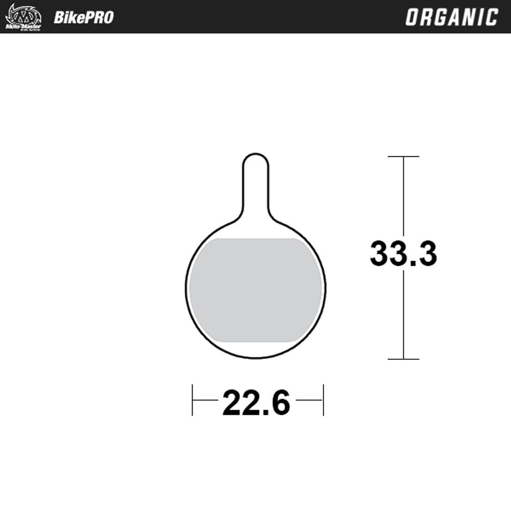 Brake Pad Bicycle Organic - Magura Clara, Louis - Grafite Offroad