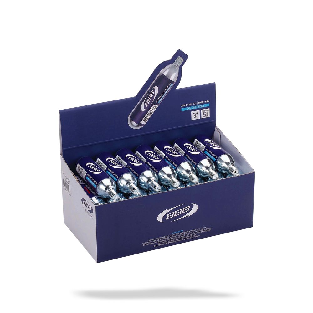 Cartridges Co2 Airtanks Xl - Display 30pz - Grafite Offroad