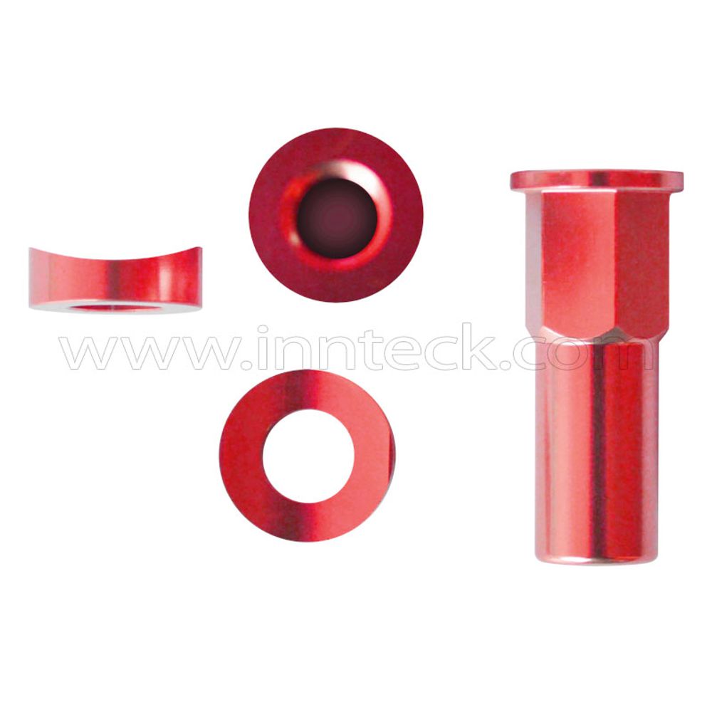 Rim Lock Tower Nut Kits Color Red - Grafite Offroad