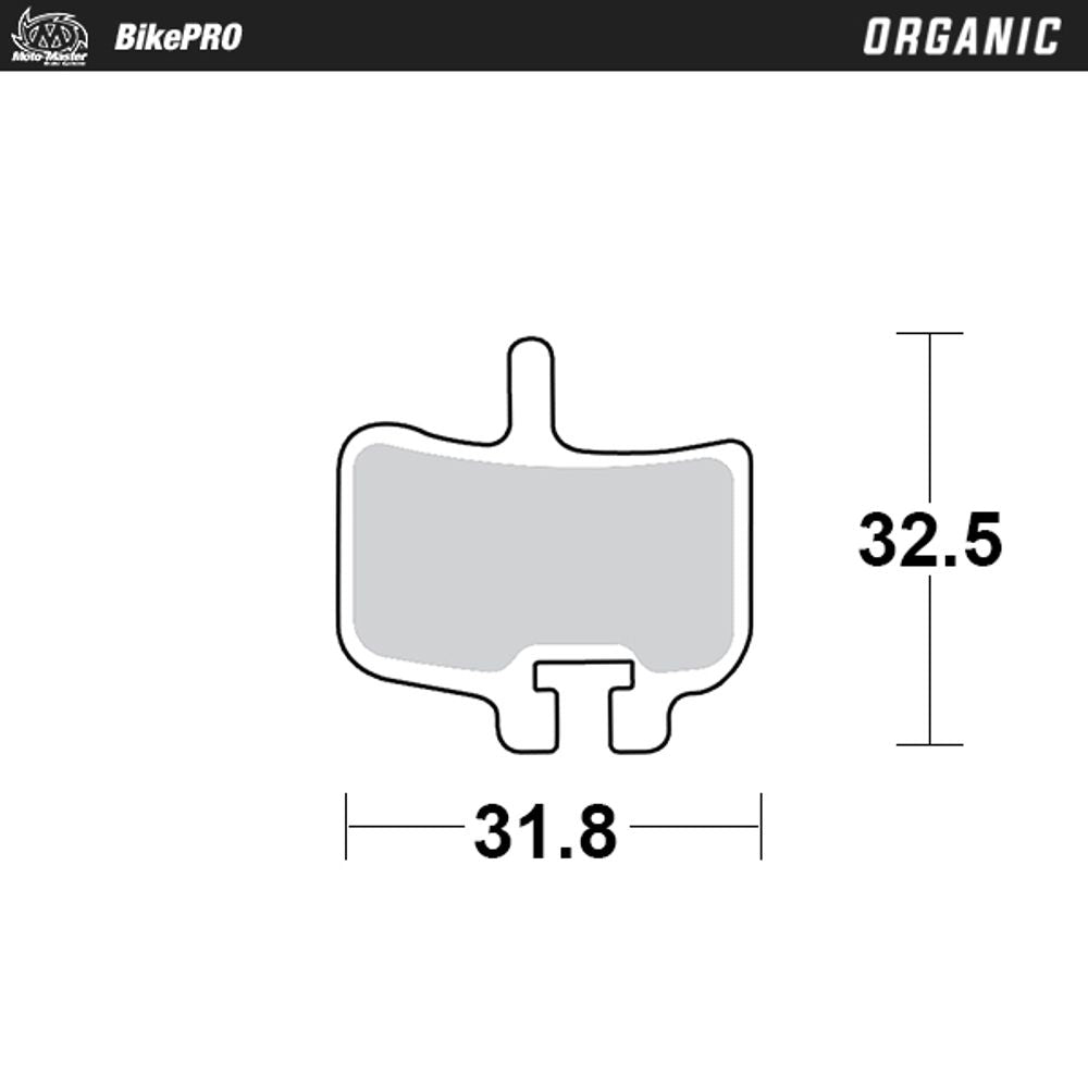 Brake Pad Bicycle Organic - Hayes - Grafite Offroad
