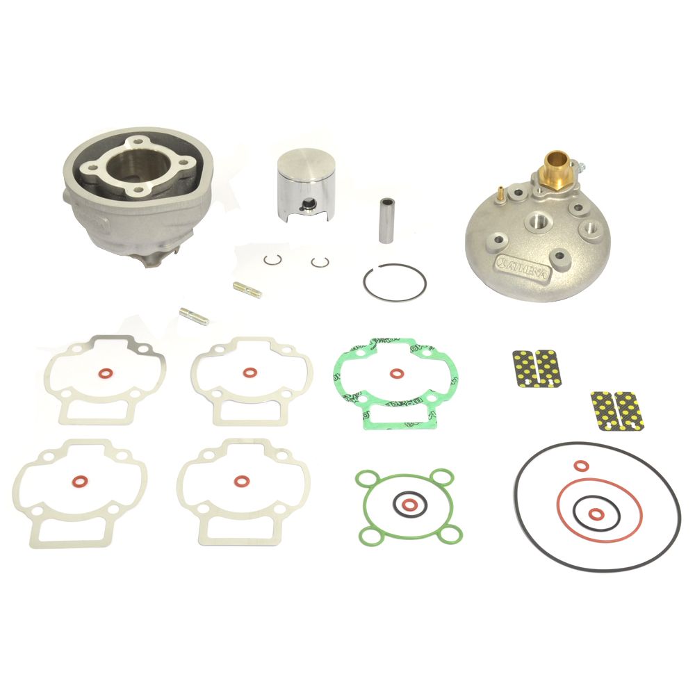 Big Bore Cylinder Kit With Head &Oslash; 47,6 mm, 70 cc, Pin &Oslash; 12 mm, Domed Head Piston - Grafite Offroad