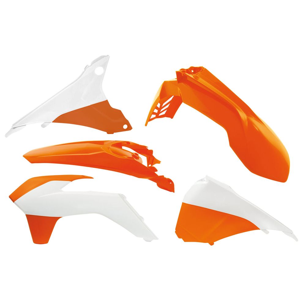 Plastics Kit 5 Pcs with Airbox Covers K Orange Replica Ktm - Grafite Offroad