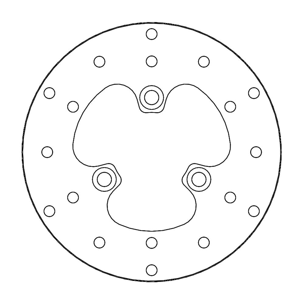 Brake Disc Scooter Halo - Front/rear - Honda, Pgo, Mbk, Yamaha - Grafite Offroad