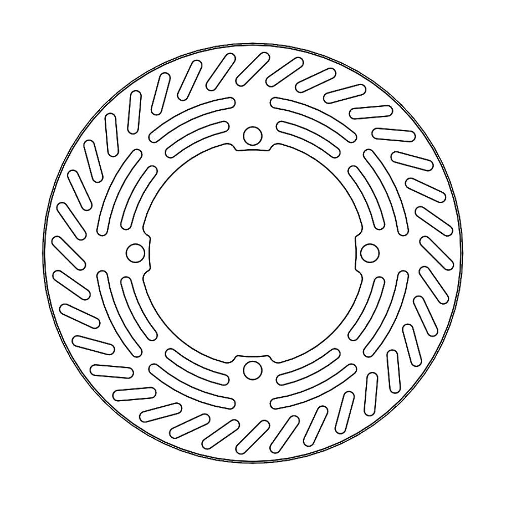 Brake Disc Off-road Vintage - Front - Honda: Cr125/250/500 (1989-1989) - Grafite Offroad