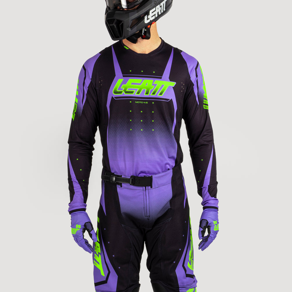 4.5 Lite motocross jersey ultra light and ventilated - Grafite Offroad