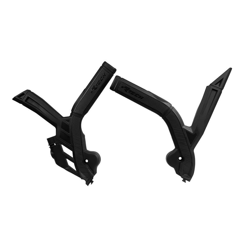 Plastic Frame Protectors Bi-material Black Replica Beta - Grafite Offroad