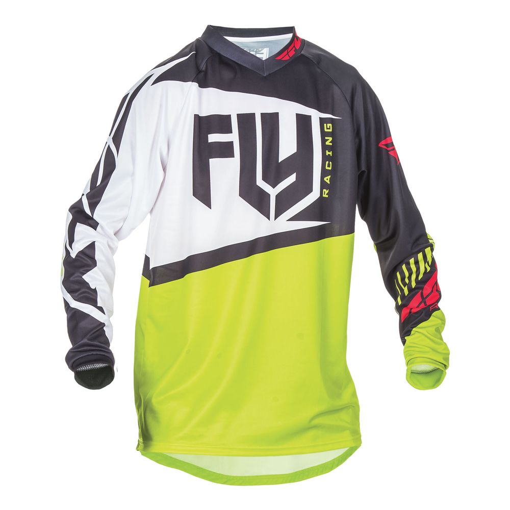 Fly F-16 Jersey Negro/lima Pequeño