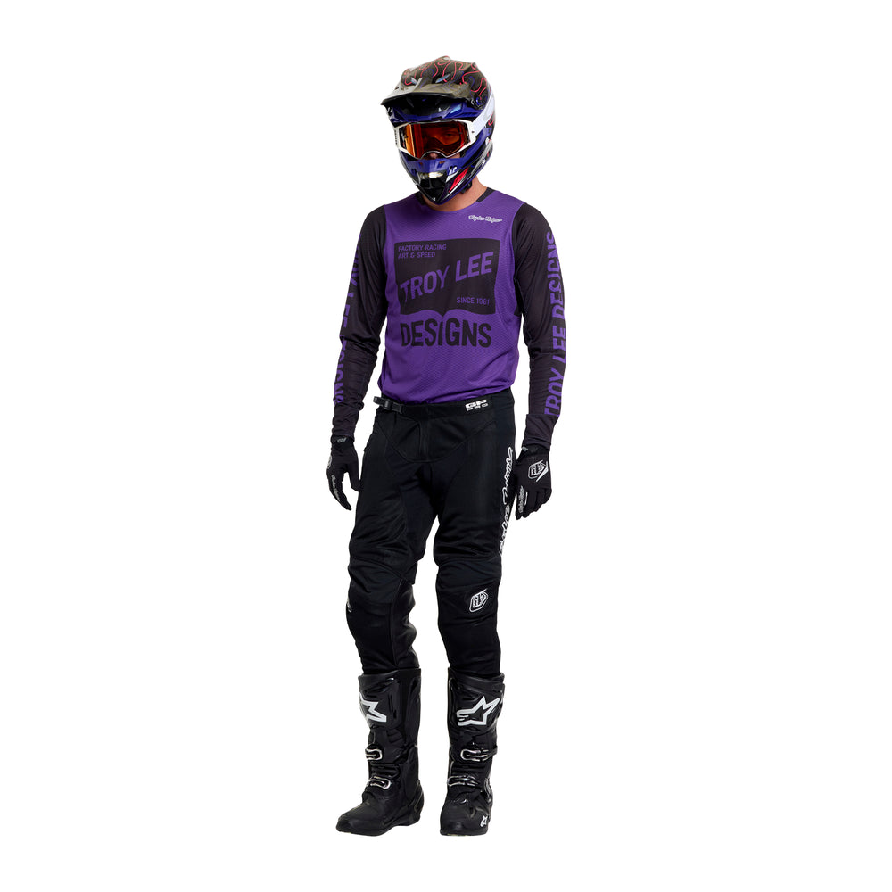 T-shirt GP Pro Air - Locked - Purple - M Troy Lee Designs