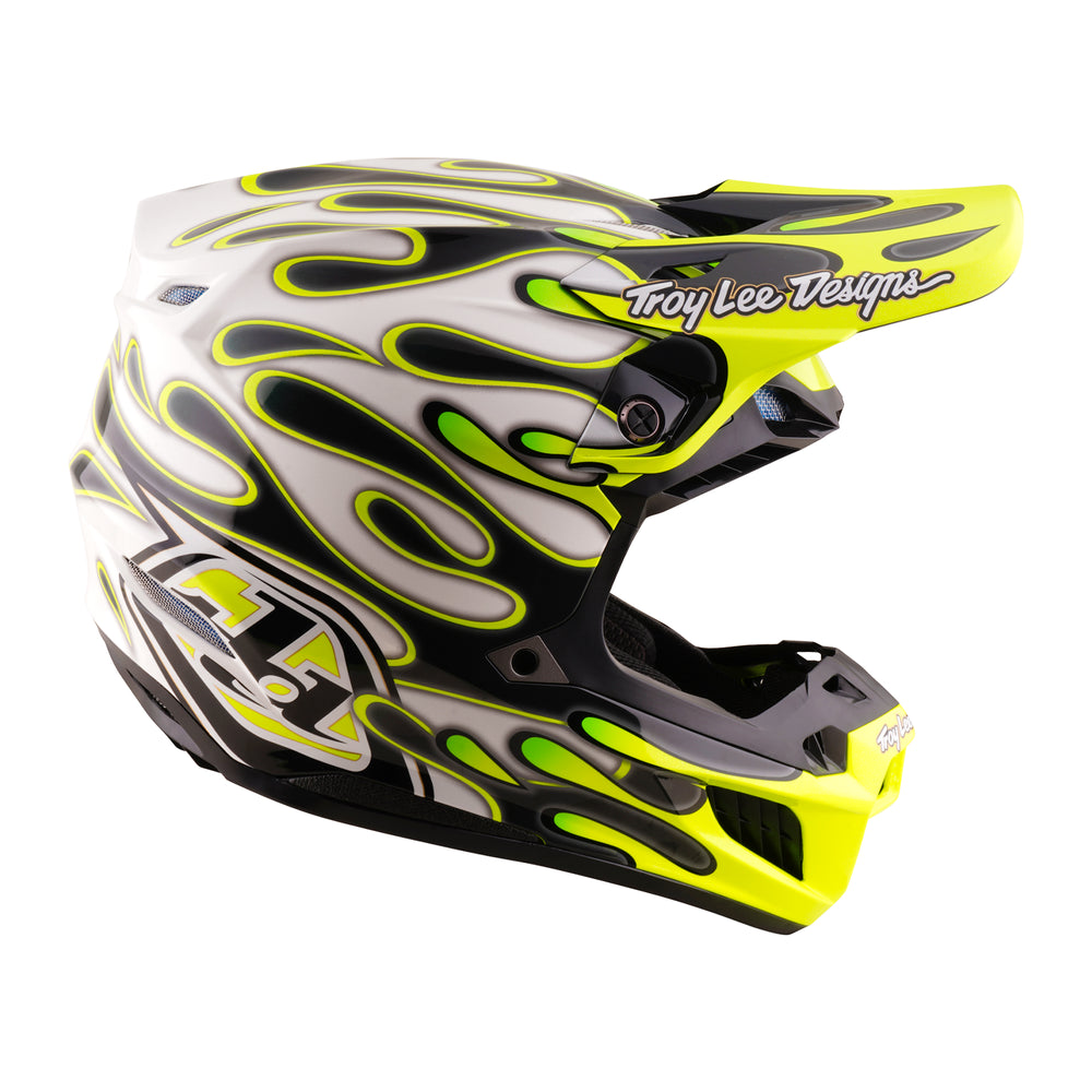 Casque SE5 Composite - Overspray - Gris / Jaune fluo - S Troy Lee Designs