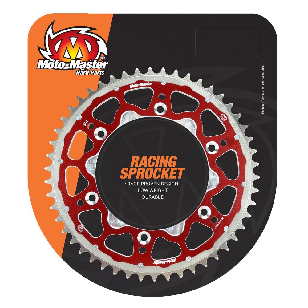 Corona Moto Offroad Fusion Series 428-50T In Acciaio Temprato E Lega Di Alluminio Moto Master